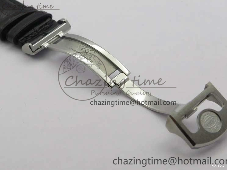 MIROTIME 0128 Portugieser Perpetual Calendar IW503406 V9F 1:1 Best Edition Silver Dial on Black Leather Strap A FastDry 7115